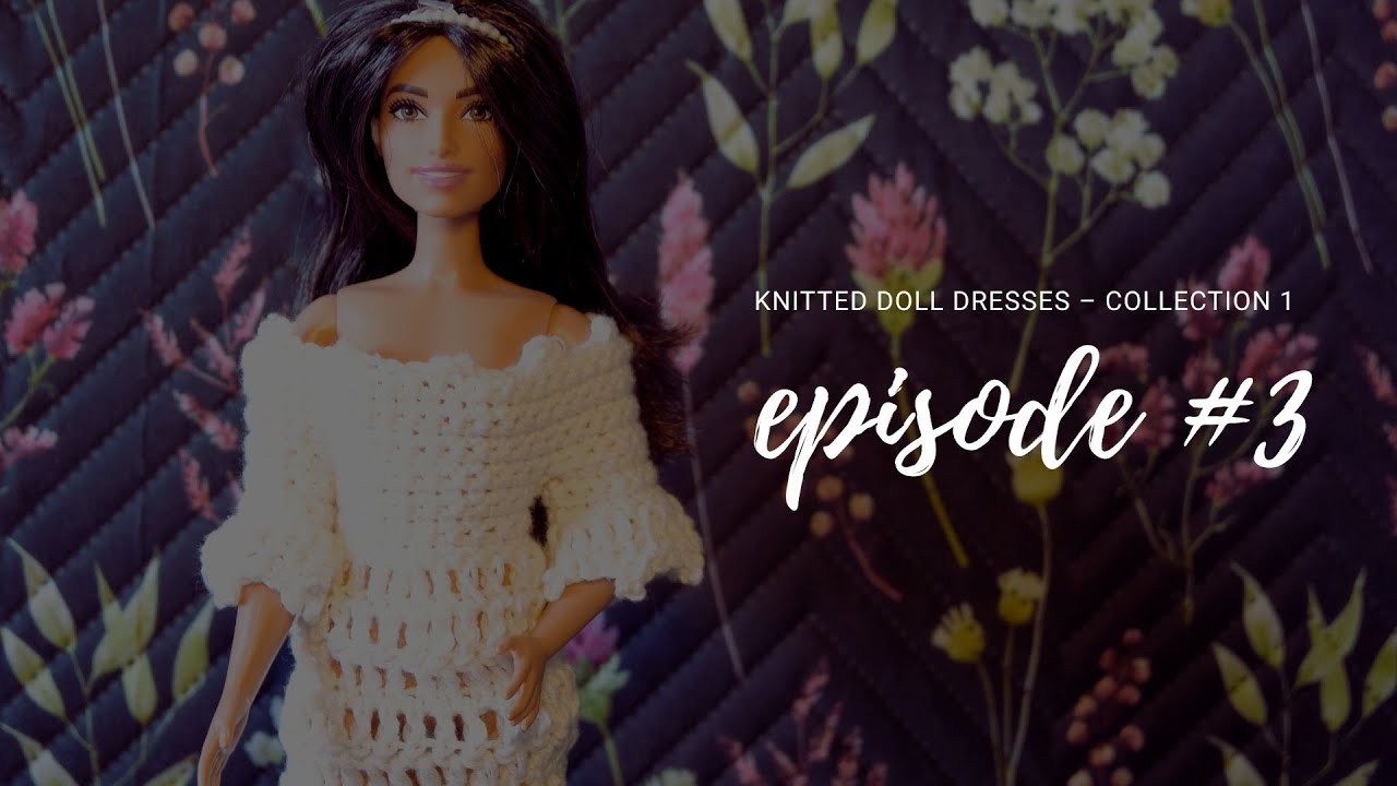 🧶👗 Crochet Dress for a Doll | DIY Tutorial | 3