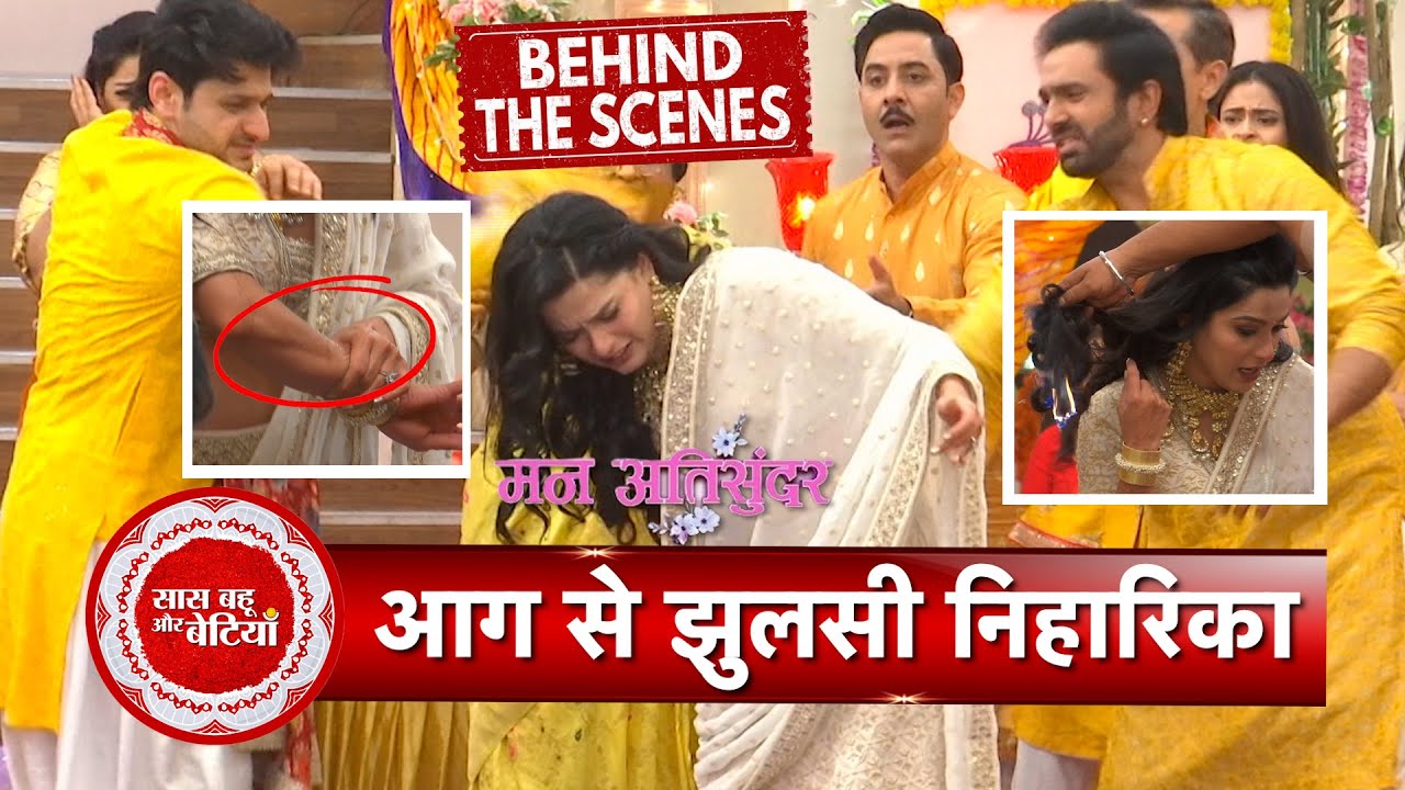 Mann Ati Sundar BTS: Neeharika Pulls Off a Fire Stunt, Radhya & Pratham Shocked | SBB