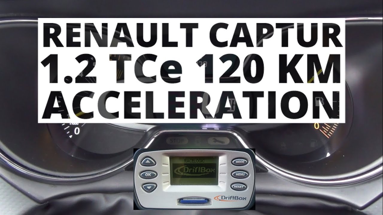 Renault Captur 1.2 TCe 120 hp - acceleration 0-100 km/h