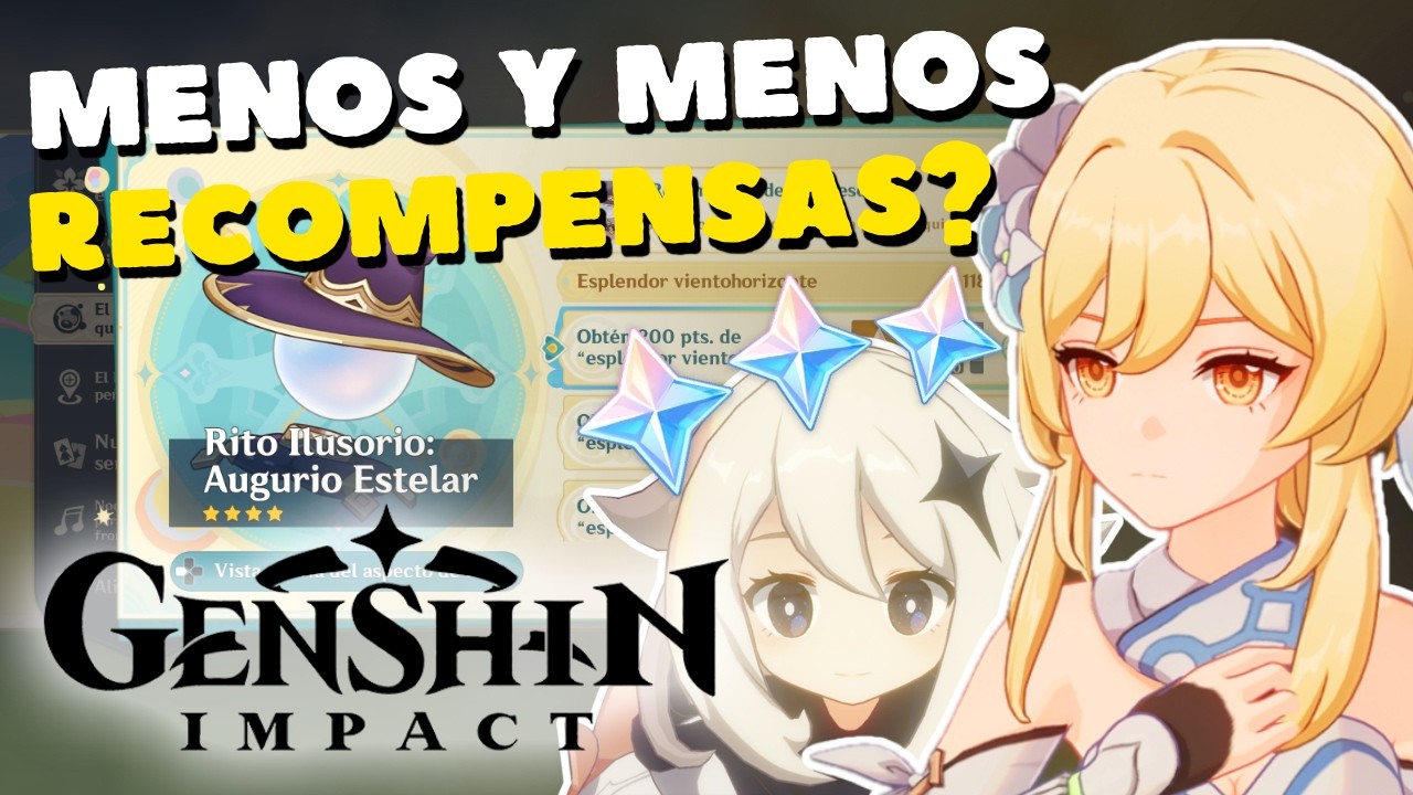 UN EVENTO MENOS Y SKIN DE ARMAS - HABLEMOS DE LAS RECOMPENSAS EN GENSHIN IMPACT
