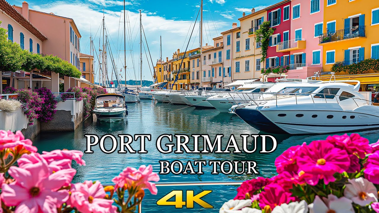 Port Grimaud Boat Tour | Cruise Through the Venice of Provence France 4K 60p