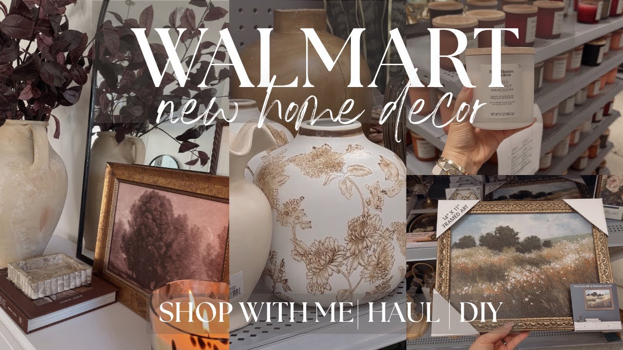 WALMART NEW PRE-FALL DECOR 2025 SHOP WITH ME, HAUL & DIY 🍁🍂