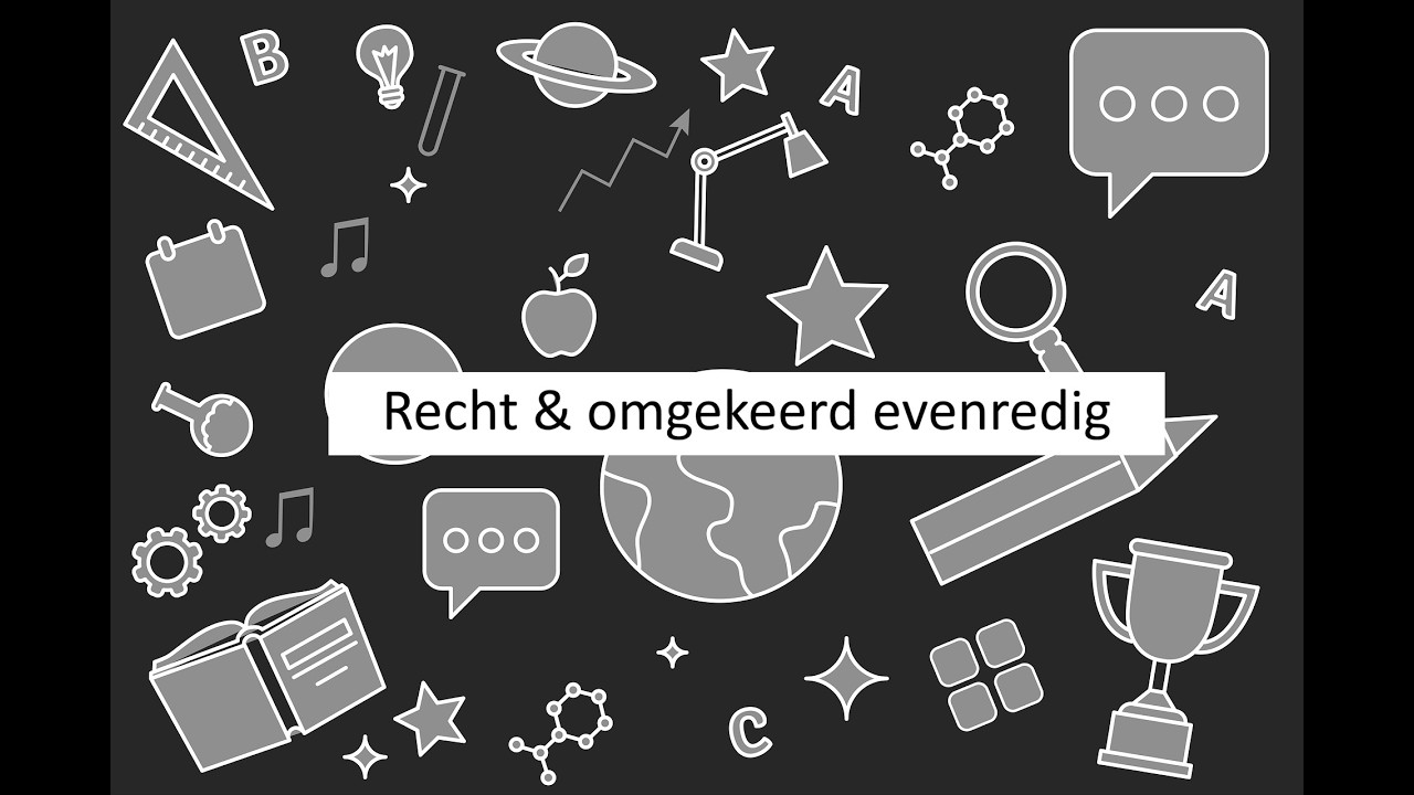 Recht evenredig en omgekeerd evenredig verband - wiskunde 2de middelbaar