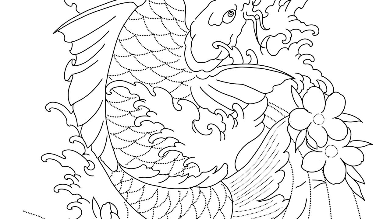【嵐風繪刺青】 | TATTOO | 鯉魚草搞 | Photoshop CC‎