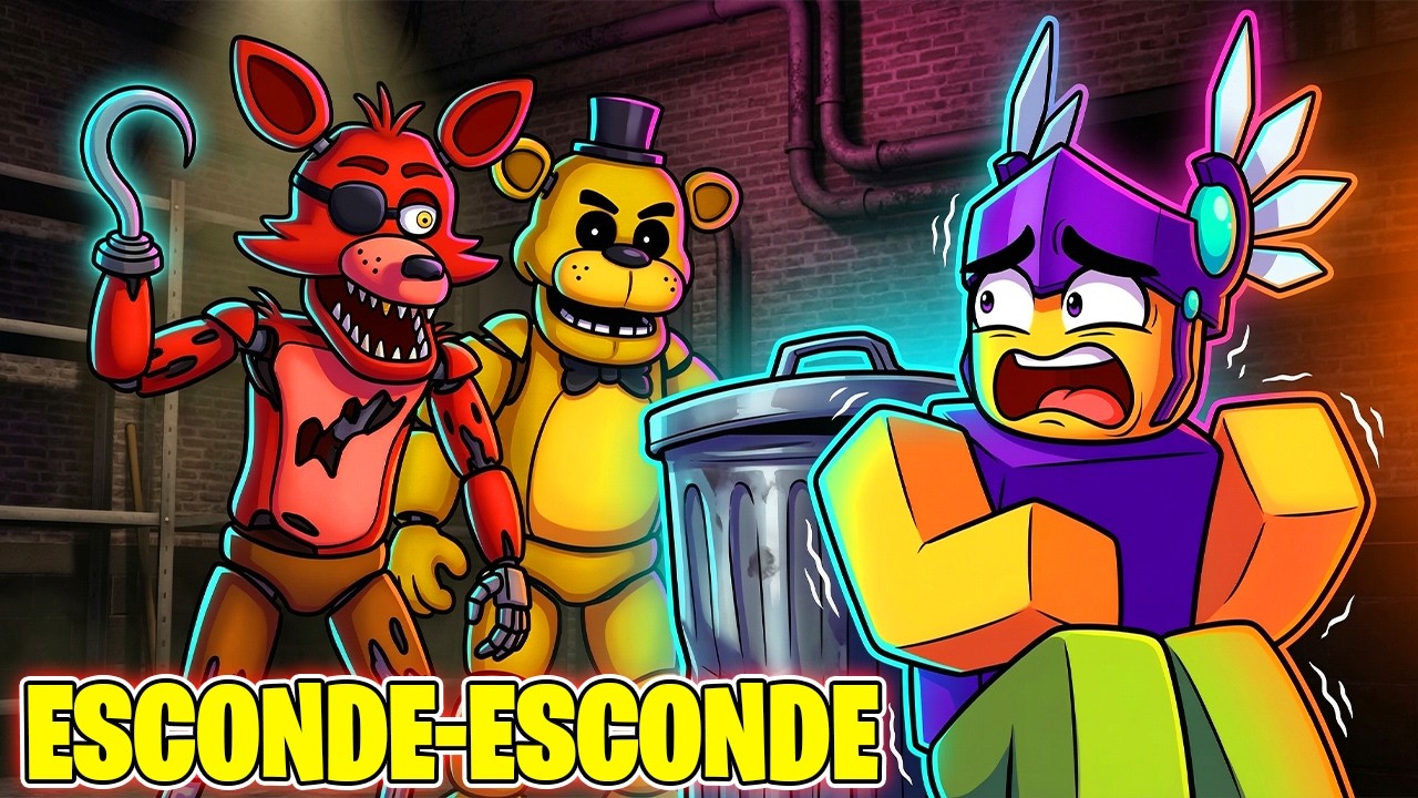 FNAF mas preciso ME ESCONDER dos Animatronics! (Eternal Nights)
