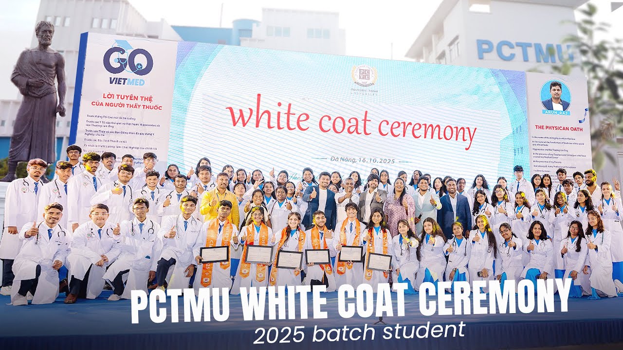PCTMU White Coat Ceremony 2025 | A New Chapter Begins | mbbs in vietnam