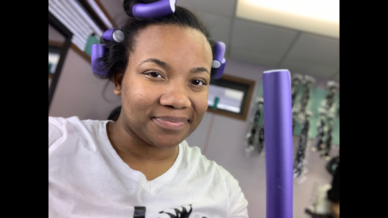 Maintaining your silk press with flexi rods