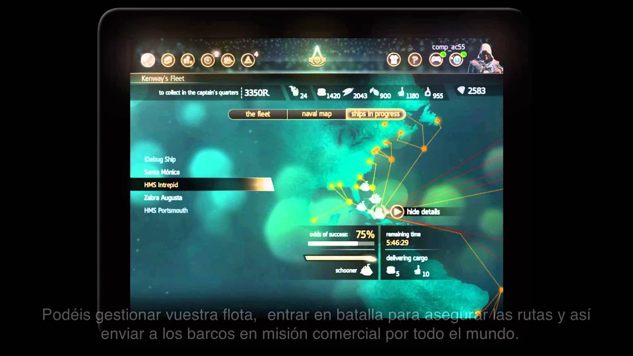 Companion App Trailer | Assassin's Creed 4 Black Flag [ES]