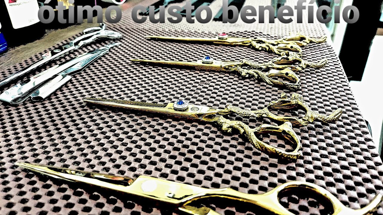 #tesoura navalha #tesouraafiada TESOURA FIO NAVALHA SHARONDS 7.0 DO ALIEXPRESS