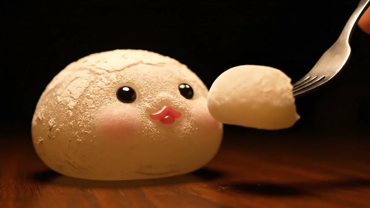 Tiny Cute Food Characters That Actually Eat! 🍓✨ | Realistic Relaxing ASMR Animation