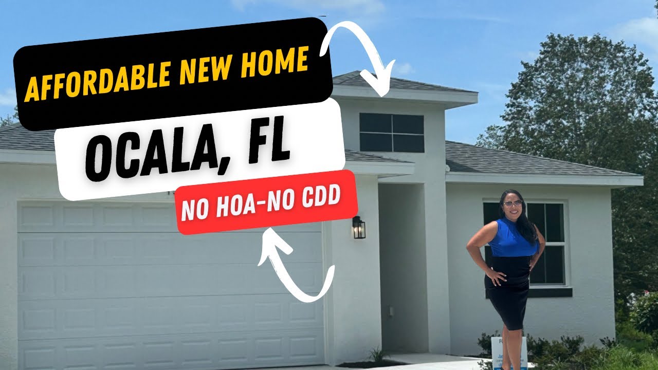 $0 Downpayment! Affordable New Construction Homes! Ocala, FL/ No HOA