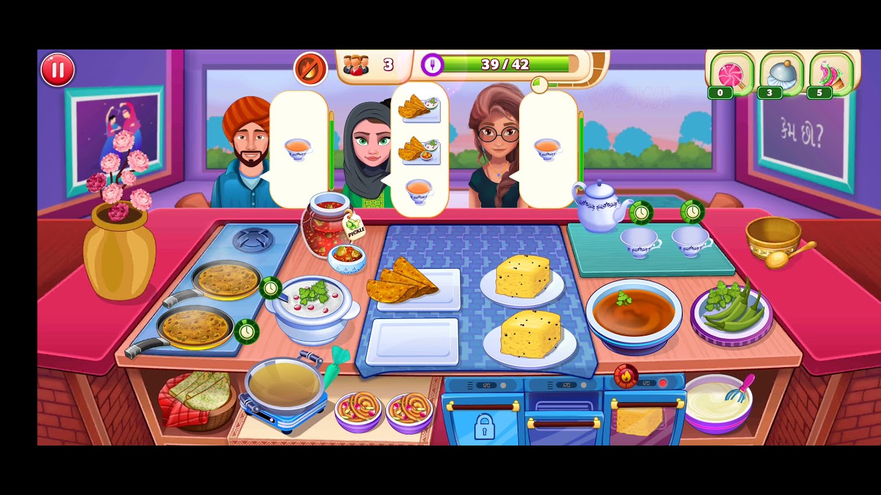 Indian Cooking Star ||Cooking Game ||Chef Master|| Thepla-Khaman - Level 52 to 55