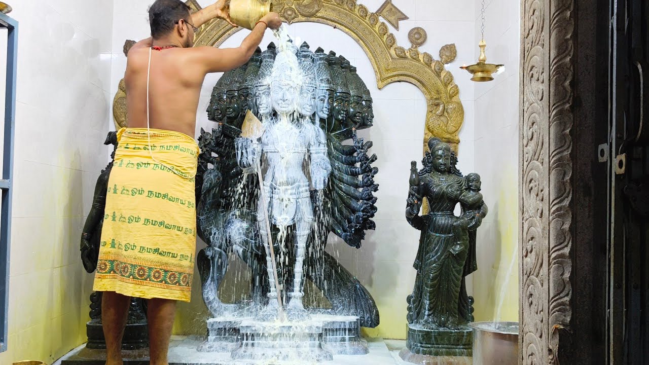 SRI VISHWAROOPA SUBRAMANYASWAMY THAI PUSAM ABISHEGAM 11 HEADS MURUGAN #தைப்பூசம் #thaipusam #murugan