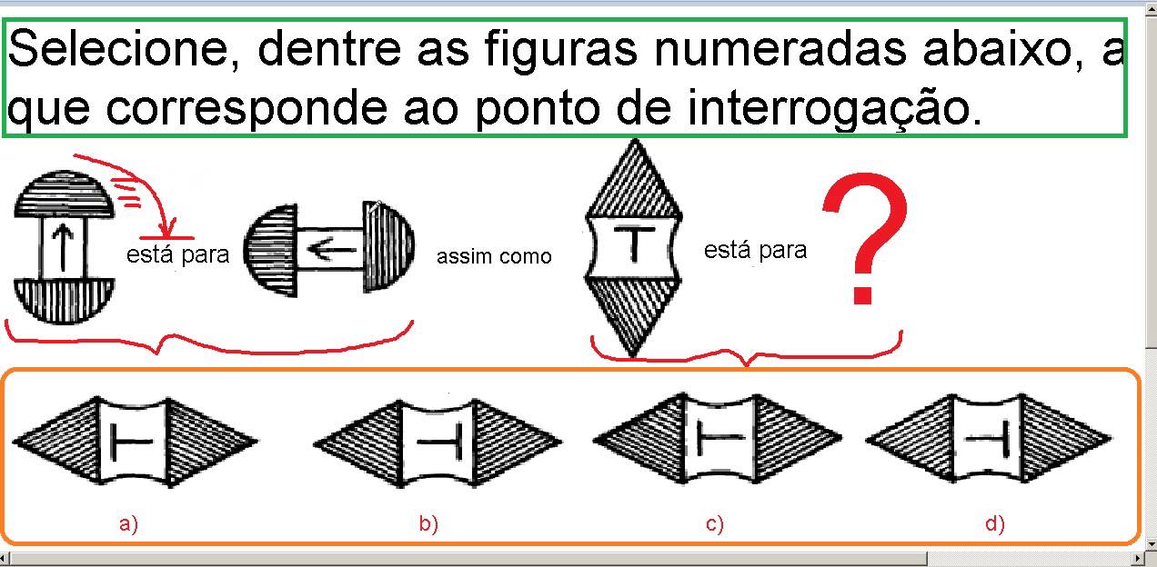 Curso de Raciocínio Lógico Habilidade inteligência visual espacial figuras imagens psicotécnico