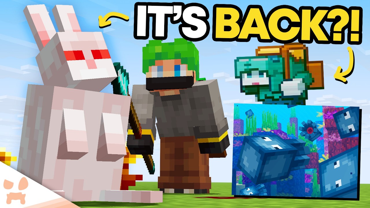 MINECRAFT’S KILLER RABBIT MOB IS BACK + RASCAL RETURN REVEALED?!