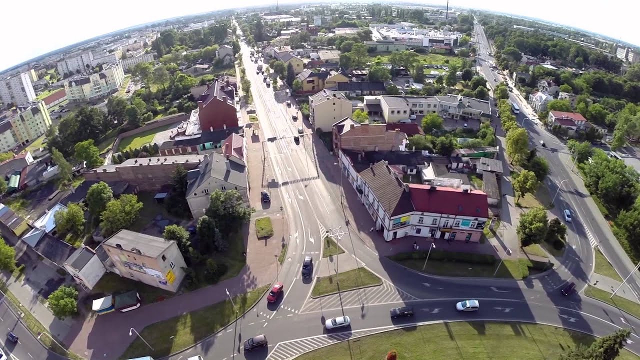 Sieradz - Widoki z góry