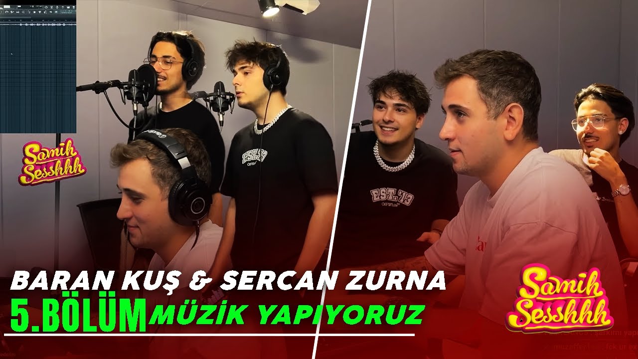 BARAN KUŞ ve SERCAN ZURNA ile Müzik Yapıyoruz|SAMİH SESSHHH - YAYIN KESİTİ!@barankusss @SercanZurna