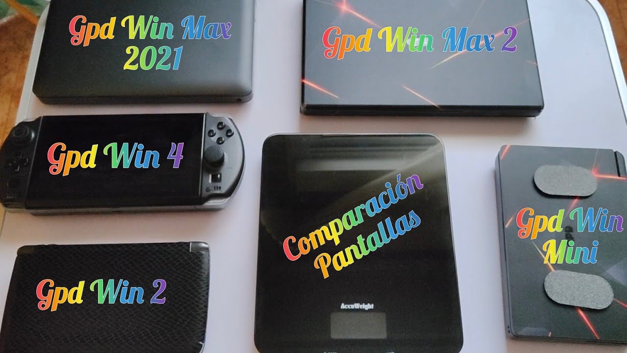 CONSOLAS CON WINDOWS Y ANDROID-PANTALLAS-GPD WIN MAX 2-GPD WIN MAX-GPD WIN 4-GPD WIN 2-GPD WIN MINI🎮