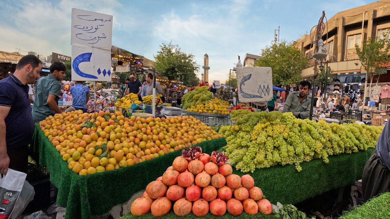 KURDISTAN’S CRAZIEST BAZAAR Tour 🇮🇶 | Slemani Grand Bazaar Street Food & Market 2025