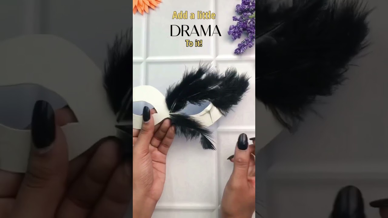 Carnival Mask : How to Make the Perfect One 😍 | #shorts #youtubeshorts #trending #diy #trending #art