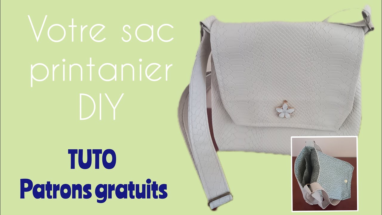 Créez facilement votre sac à main printanier DIY en simili cuir
