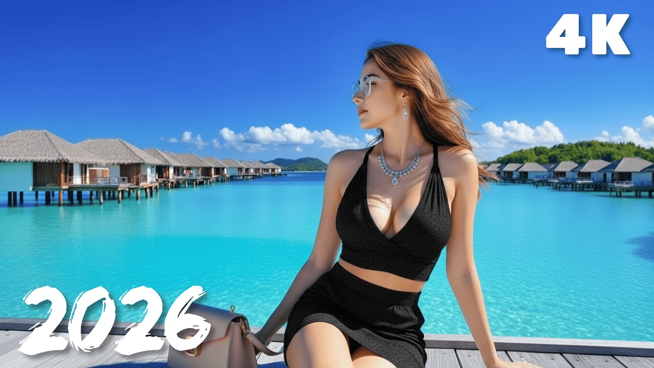 Lunar Coast Balance 🌿 Chill Deep House Tropical Summer Gentle Relax Flow 4K UHD 2026 | Lunar Groove