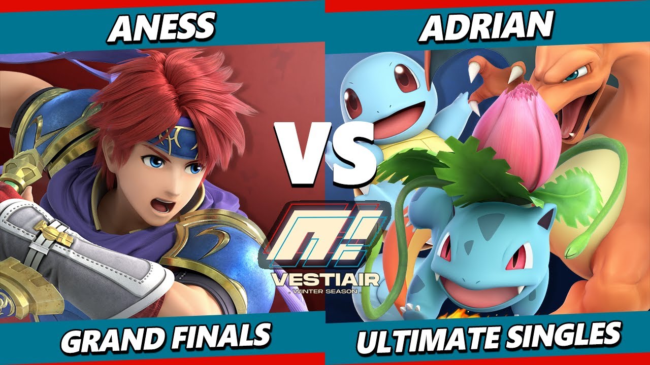 VESTI'AIR 27 GRAND FINALS - Aness (Roy) Vs. Adrian (Pok&eacute;mon Trainer) Smash Ultimate - SSBU