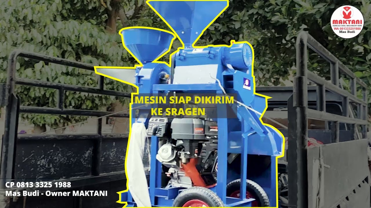 Mesin Giling Padi MT212 D'Stater Ke Kota Lubuk Linggau, Keren!!!
