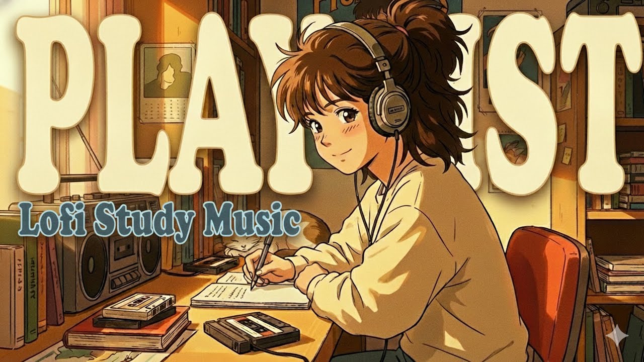 공부할 때 듣는 음악 ✍️ 90s Retro Anime Lofi Hip Hop Mix [집중력 향상/로파이]