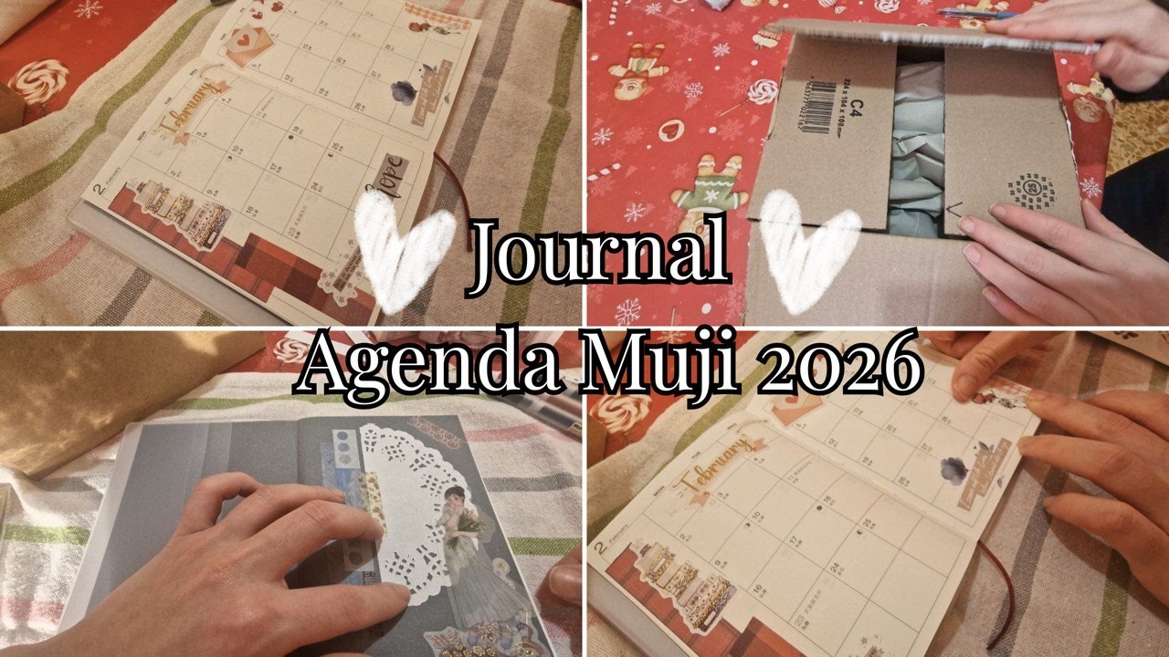 Decoriamo insieme la mia nuova Agenda Muji ✨ | Bullet Journal Setup Febbraio