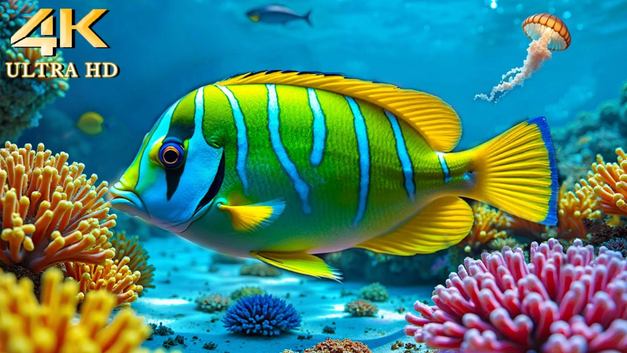 Underwater Wildlife 4K Documentary | Calm Ocean Scenes & Natural Audio
