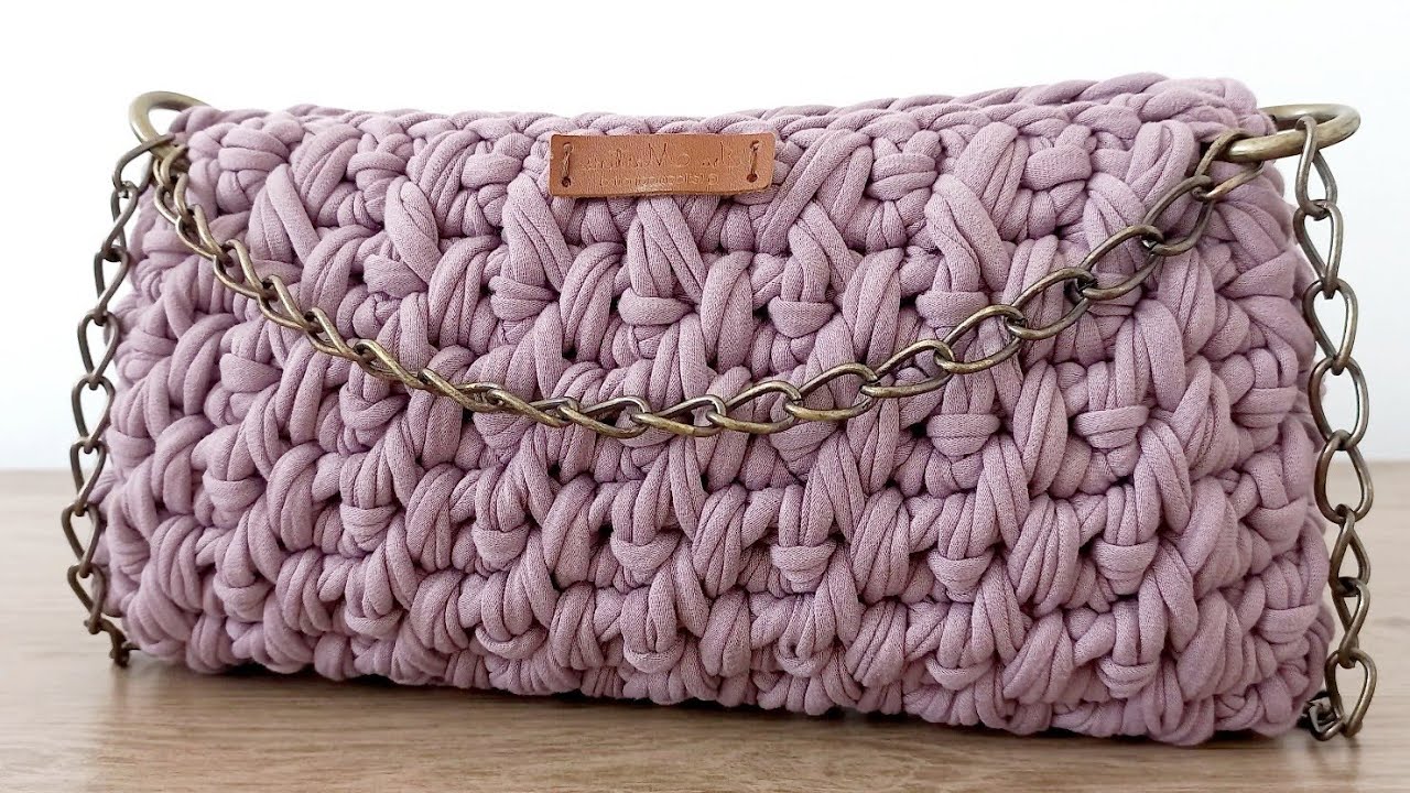 BOLSA DE CROCHÊ COM FIO DE MALHA / CLUTCH / CARTEIRA DE MÃO / @feitoamaoporisa