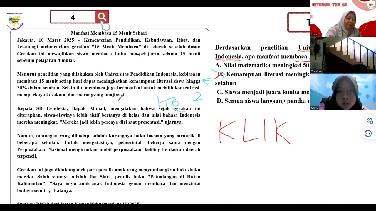 TKA SD Paket C 25 Februari 2026