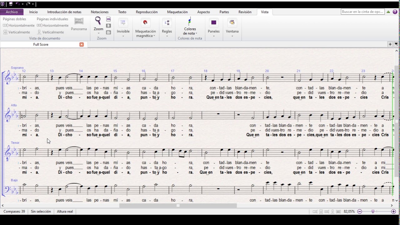 Pan divino – Guerrero - partitura ensayo tenor