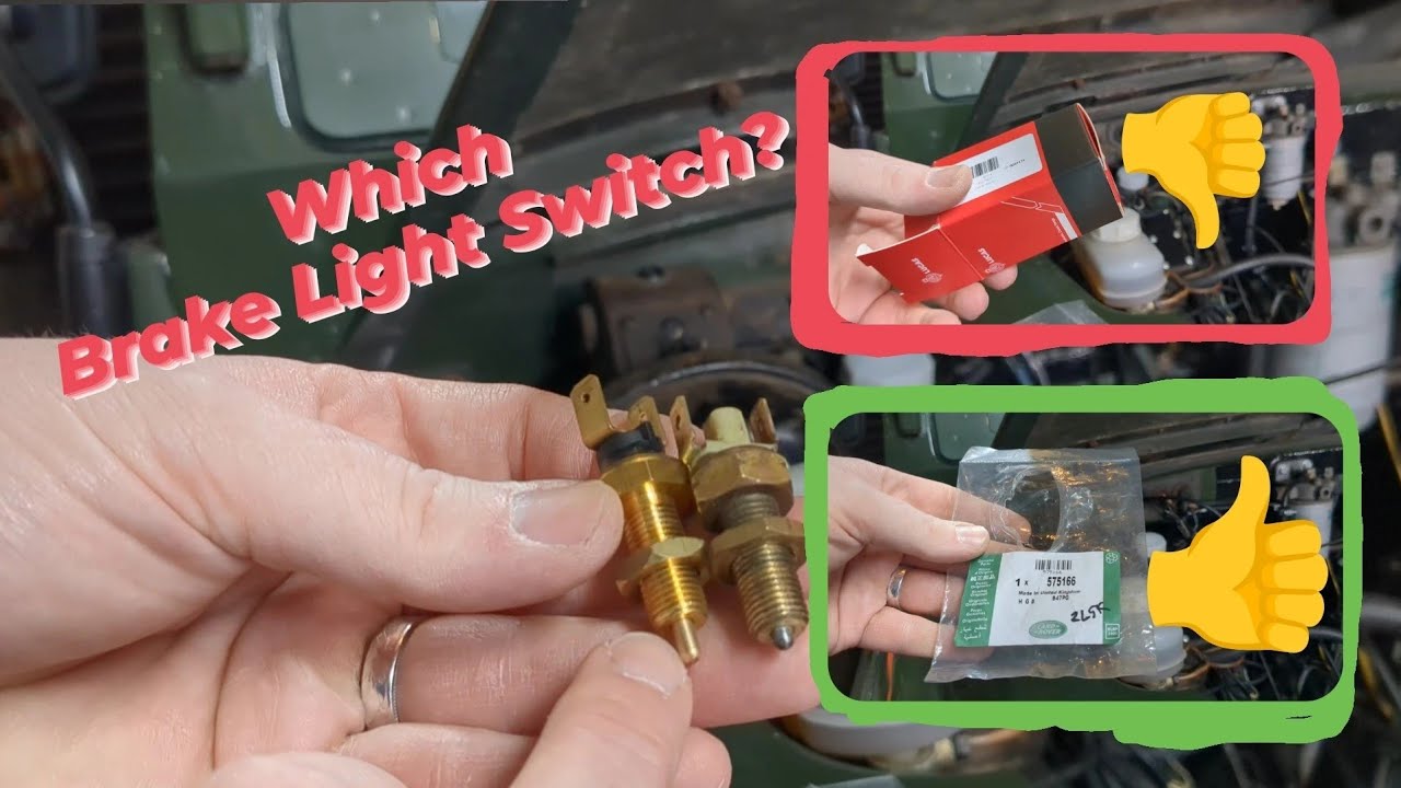 Faulty Series 3 Land Rover Brake Light Switch