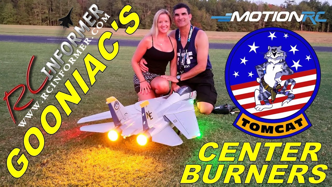 FREEWING F-14 Tomcat with Gooniac's Center Burners at Nall in the Fall 2019