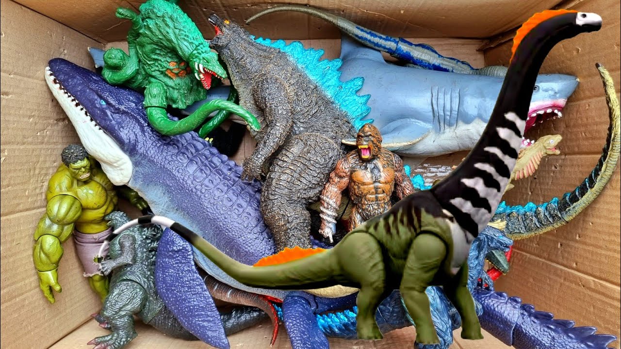 Hunting Jurassic World Toy Dinosaur Collection ASMR