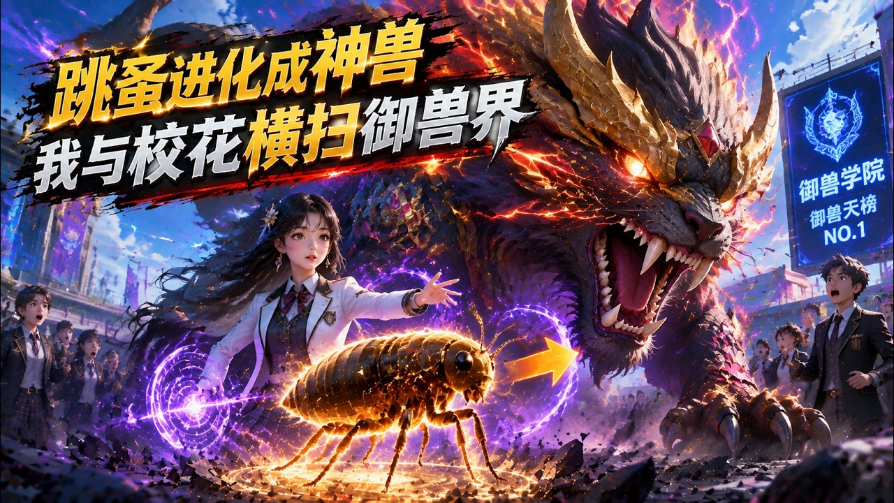 【FULL】《无限进化，跳蚤超凶猛》开局废虫被嘲笑！无限进化觉醒上古血脉，蜕变盖世凶兽震惊全校｜爆更剧场