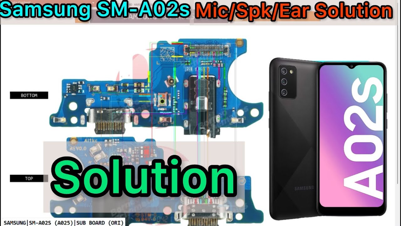 samsung A02s mic / speaker and ear solutions || samsung a02s mic not working || A02s speaker issues 