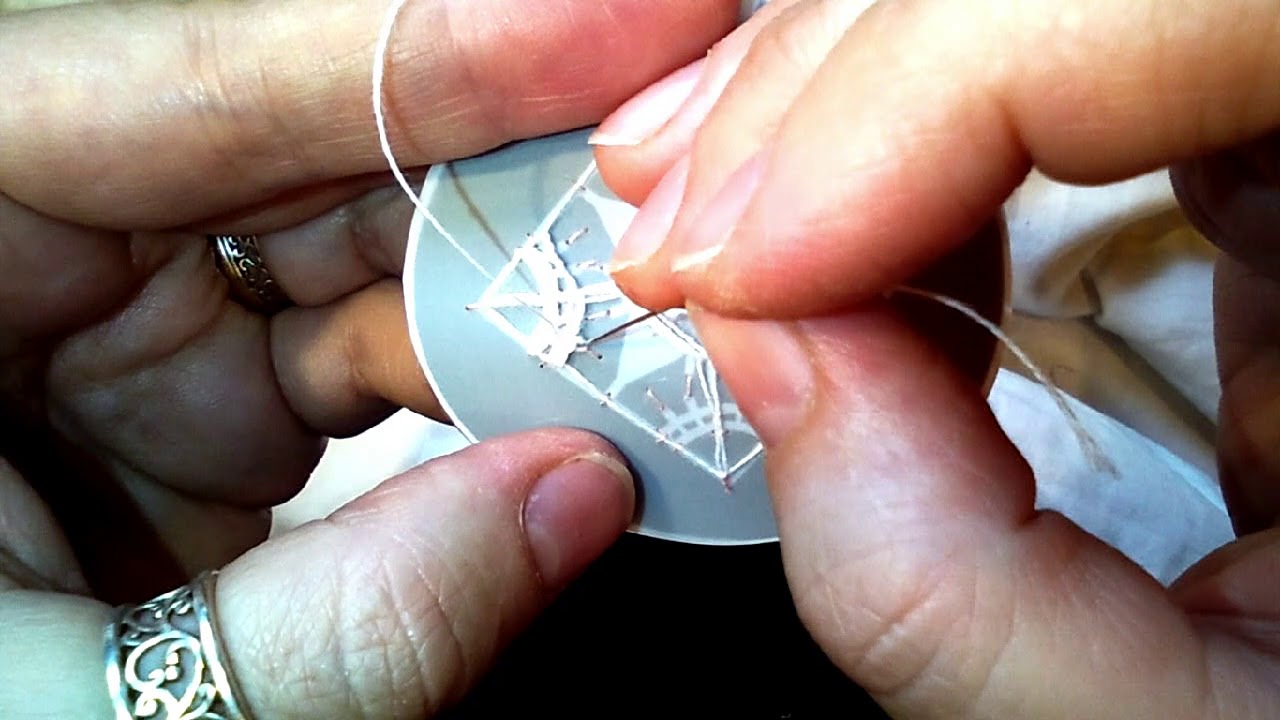 Reticella Step 3   Working Radial Lines