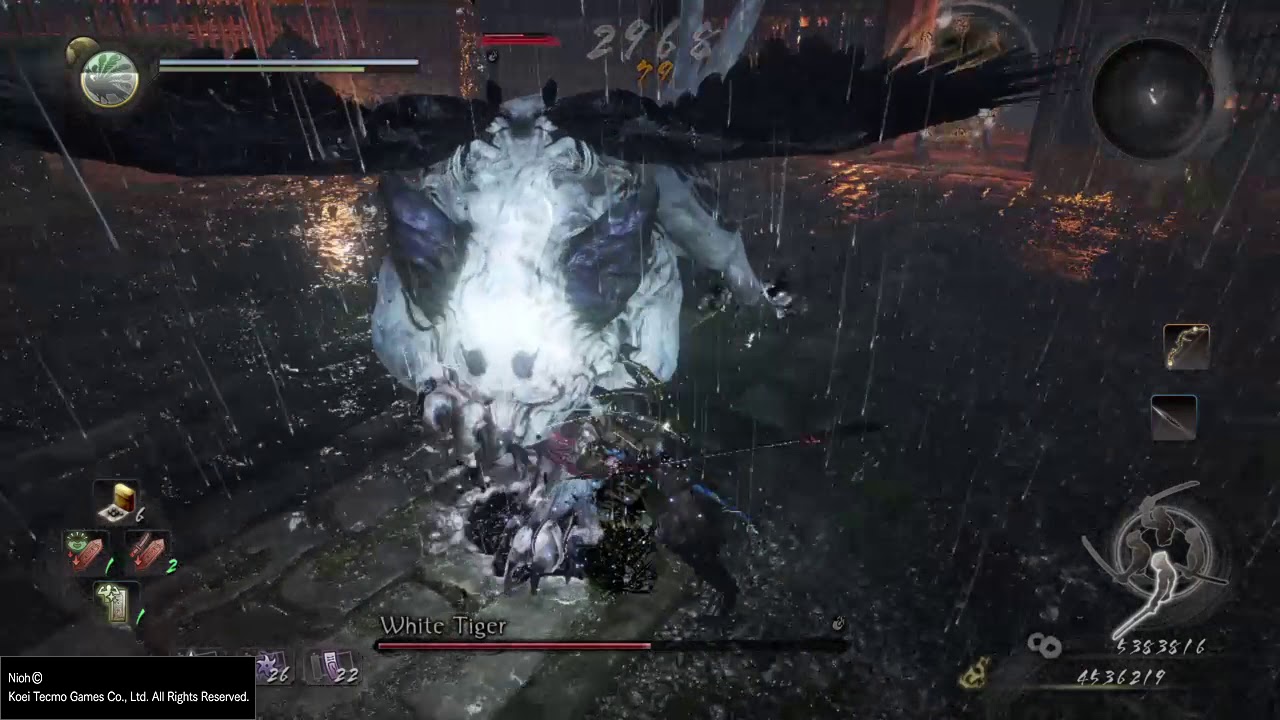 Nioh - How to Beat White Tiger - Boss Fight NG+