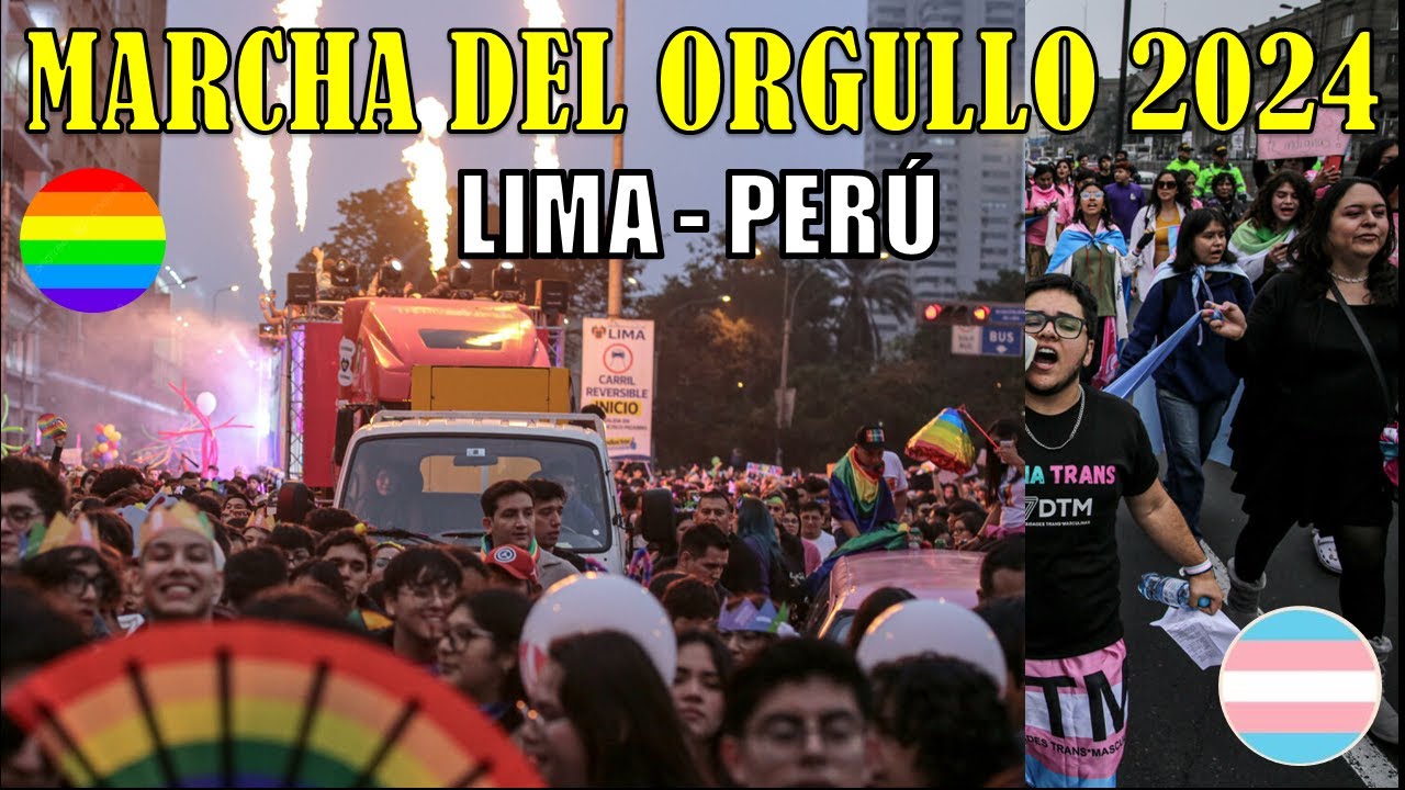 MARCHA DEL ORGULLO GAY 🏳️‍🌈 EN LIMA PERU 2024 | LGBTIQ+ | MARCHA LGBT | PRIDE LIMA PERU 2024 🌈