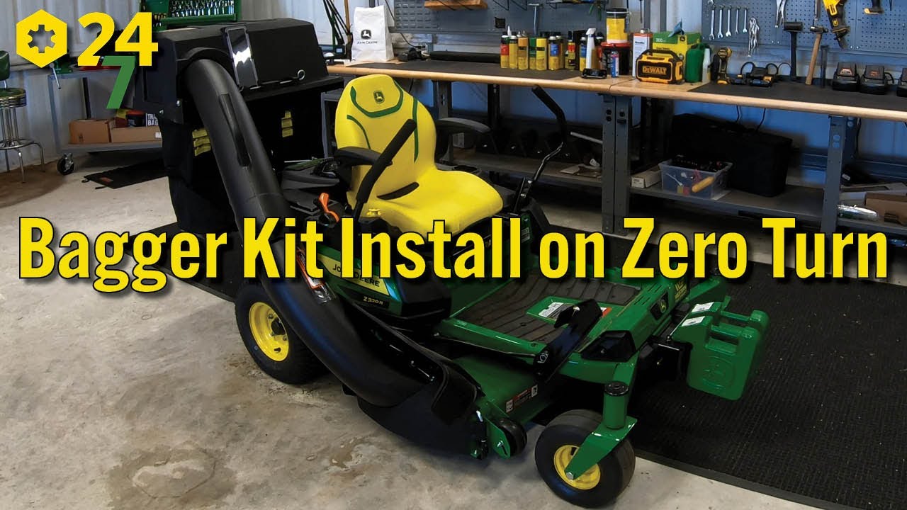 How to Install Bagger Kit on John Deere Z320R Zero Turn Mower