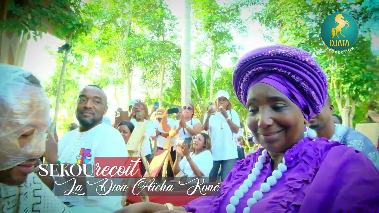SEKOU KEITA REÇOIS LA DIVA AICHA KONE A LA RÉSIDENCE