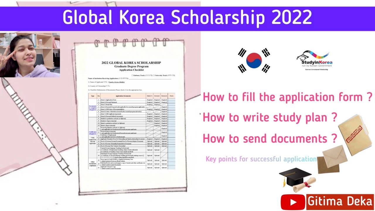 GKS 2022 ll How to fill GKS application lI Documents required Il Gitima Deka