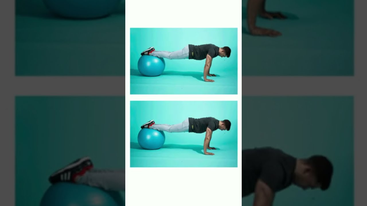 Quick weight loss with Gym ball Exercises/#shorts/#Fitness