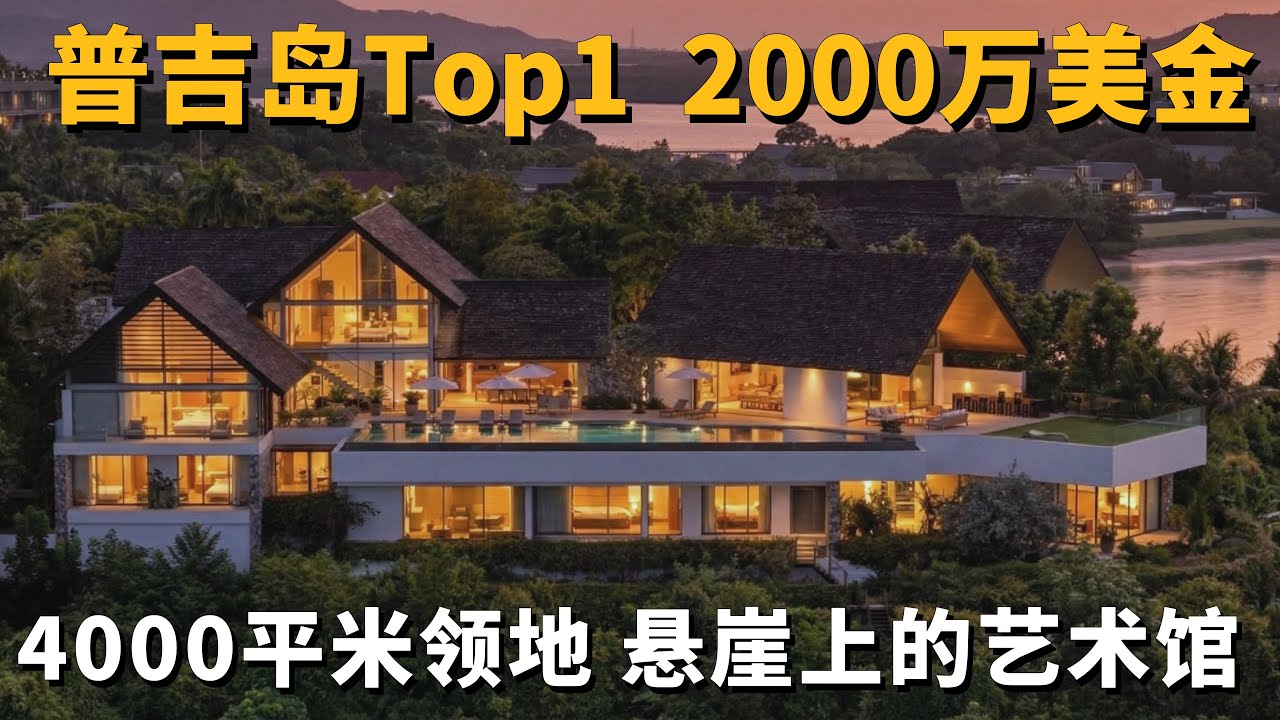 終於拍到了！普吉島Top 1豪宅內景公開，把房子蓋在海島王冠的尖端：Stone探秘2000萬美金的普吉島“懸崖孤品”