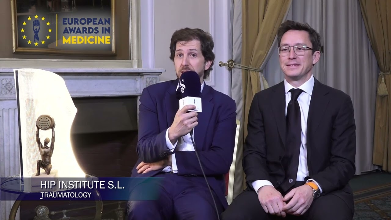 Entrevista a Dr. Enrique Sandoval y Dr. Juan Ramón Prieto, de Hip Institute, premio en Traumatología