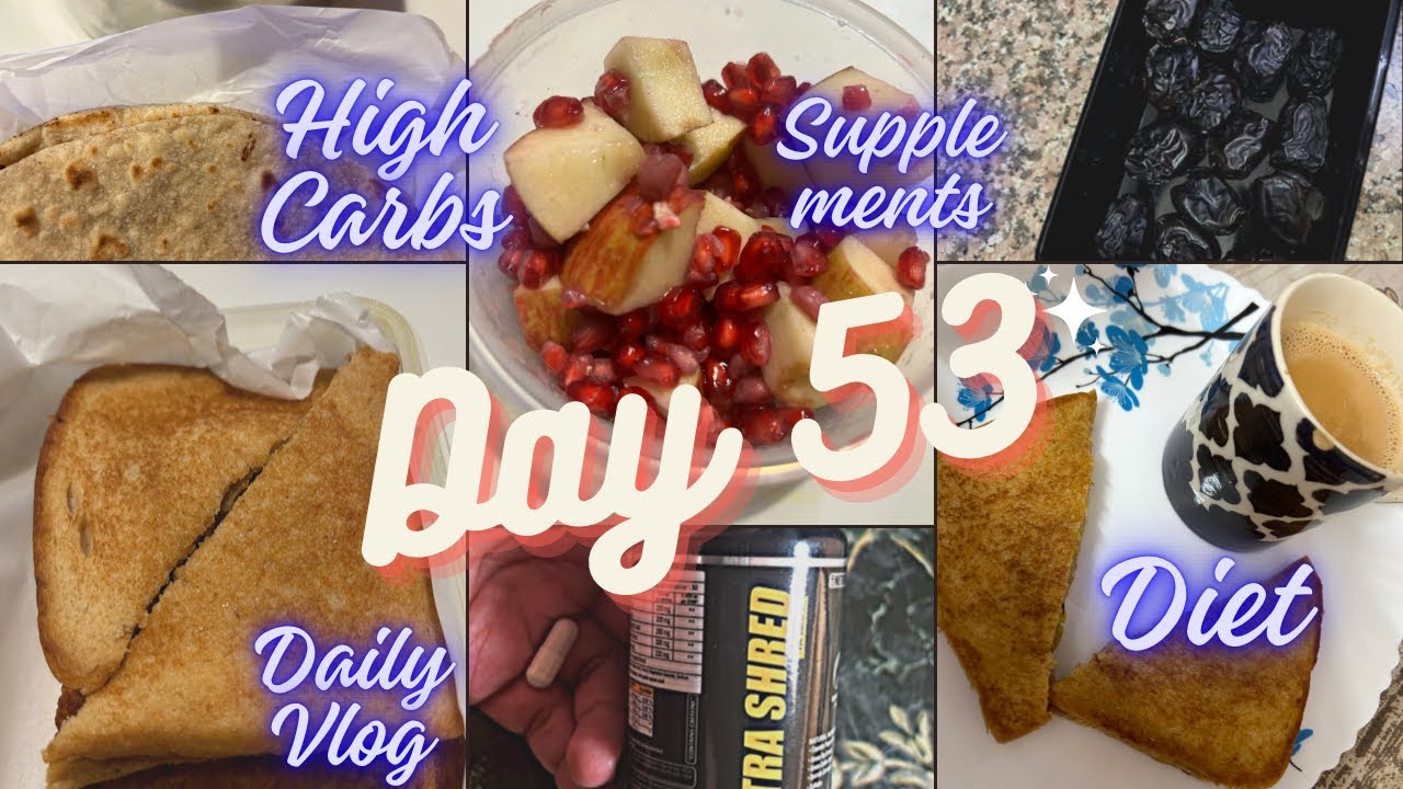 Day 53 - High Carbs Day - New Steel Shaker || Daily Vlog - Lean Transformation🔥💪