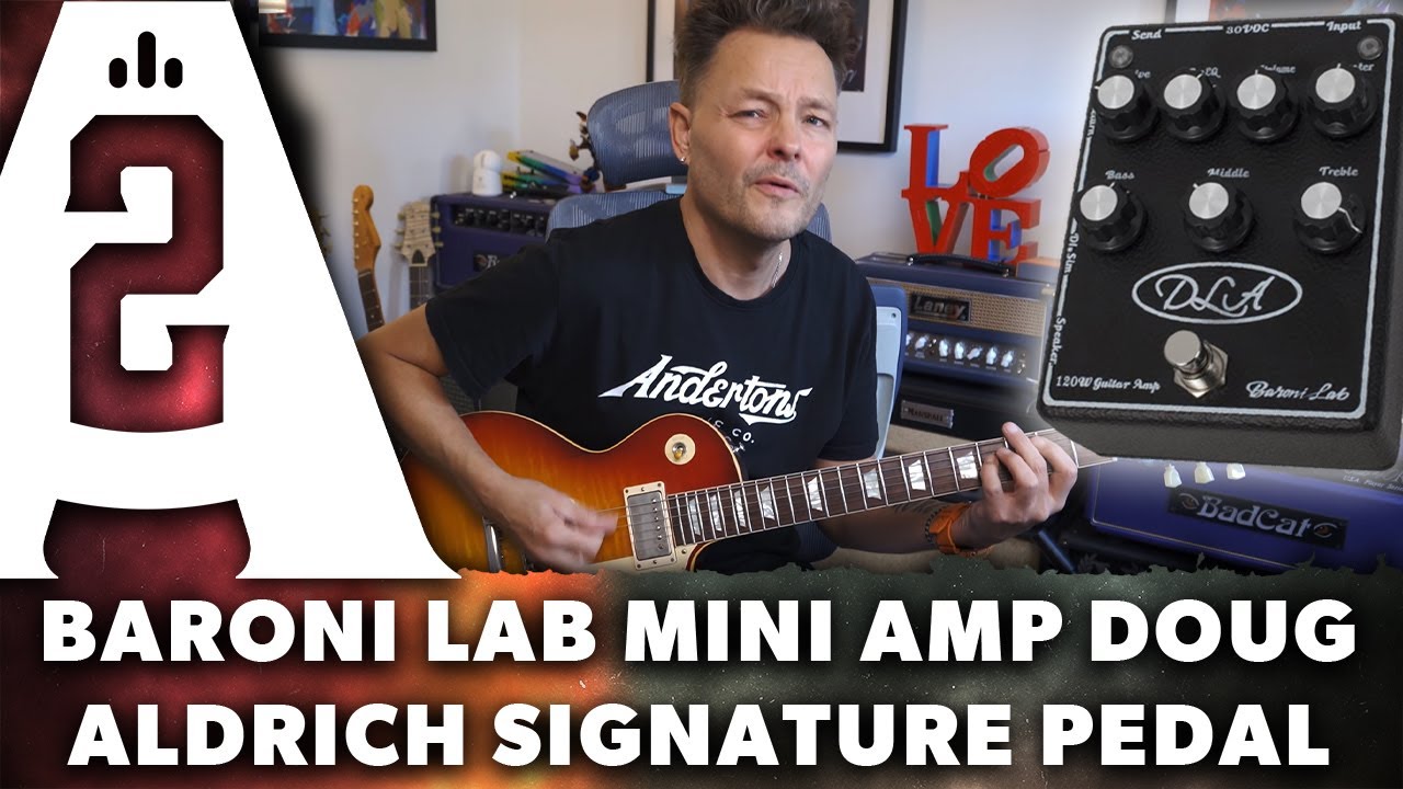 Baroni Lab Mini Amp Doug Aldrich Signature 120W Pedal - Playing Demo
